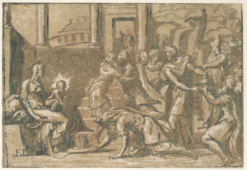 The Adoration of the Magi, 1540-50., 1540-50. Creator: ?Attributed to Niccolò Vicentino.