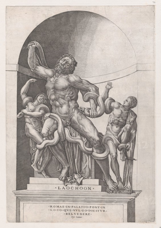 Speculum Romanae Magnificentiae: Laocoon, 16th century., 16th century. Creator: Nicolas Beatrizet.