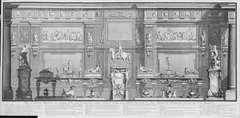 La Galerie de Girardon, 18th century., 18th century. Creator: Nicolas Chevalier.
