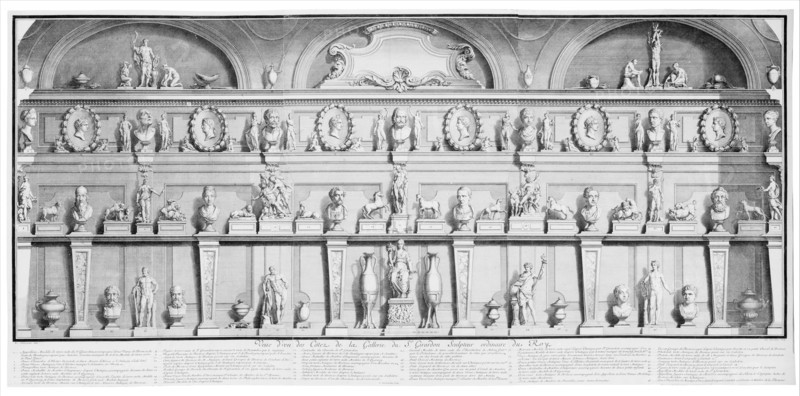 La Galerie de Girardon, 18th century., 18th century. Creator: Nicolas Chevalier.