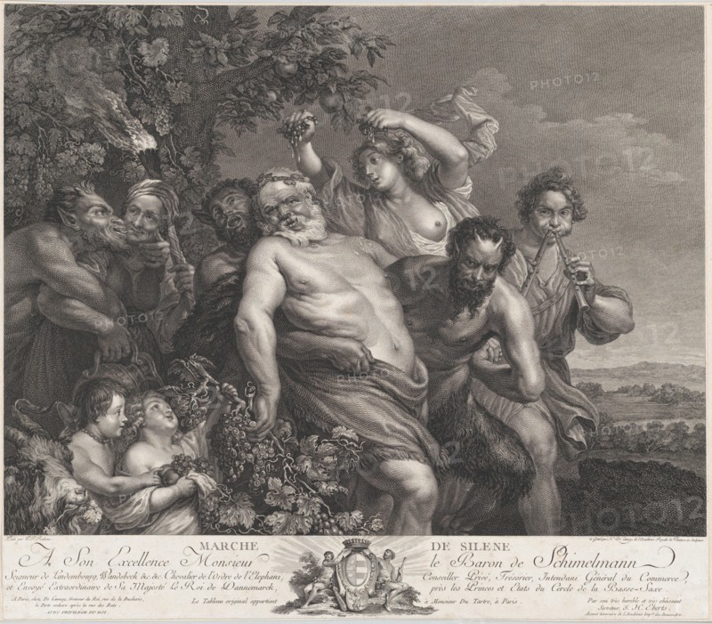 The Triumph of Silenus, 1775-78., 1775-78. Creator: Nicolas de Launay.
