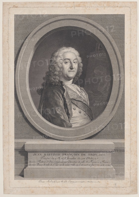Jean Baptiste François de Troy, Fils, 1789., 1789. Creator: Nicolas de Launay.
