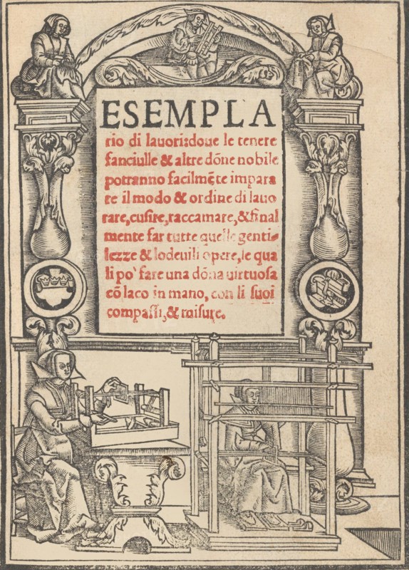 Esemplario di lavori, August 1529., August 1529. Creator: Nicolò Zoppino.