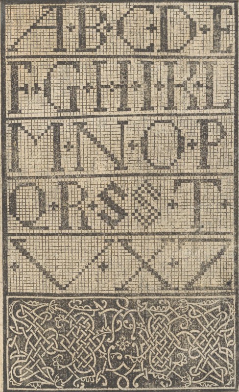 Esemplario di lavori, page 16 (verso), August 1529., August 1529. Creator: Nicolò Zoppino.