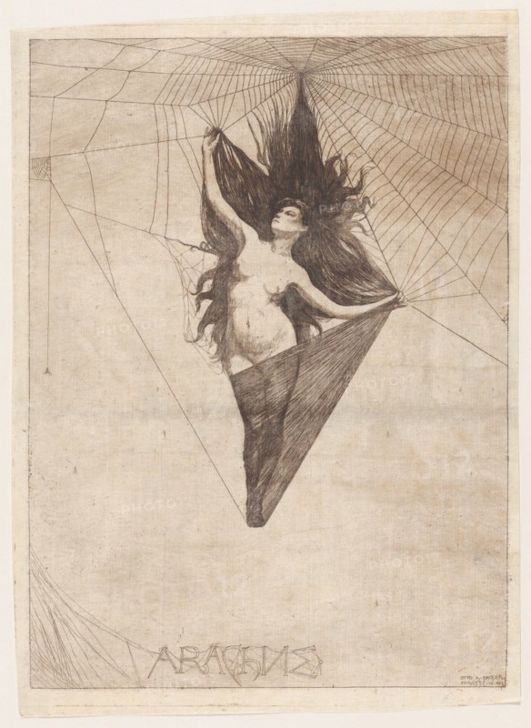 Arachne, 1884., 1884. Creator: Otto Henry Bacher.
