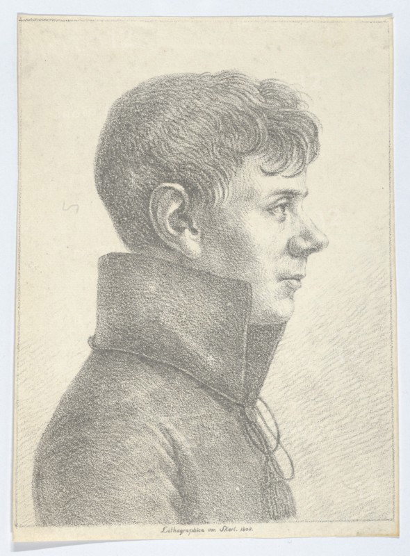 Portrait of a Young Man in Profile, 1808., 1808. Creator: Paul Anton Skerl.