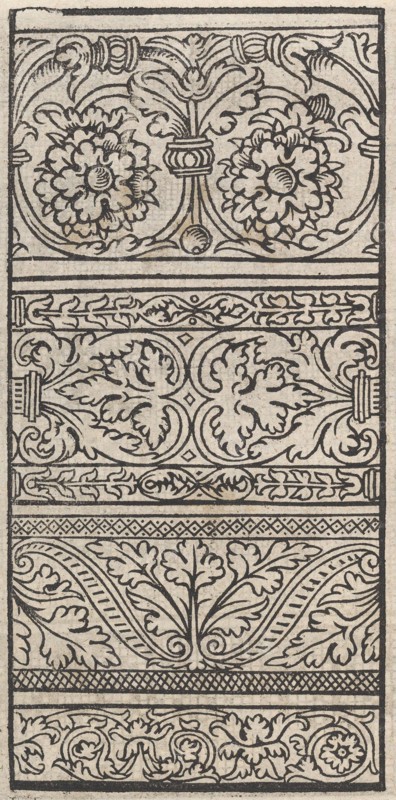 Page from Ein new kunstlich Modelbuch...(Page 11v), 1544., 1544. Creator: Peter Quentel.
