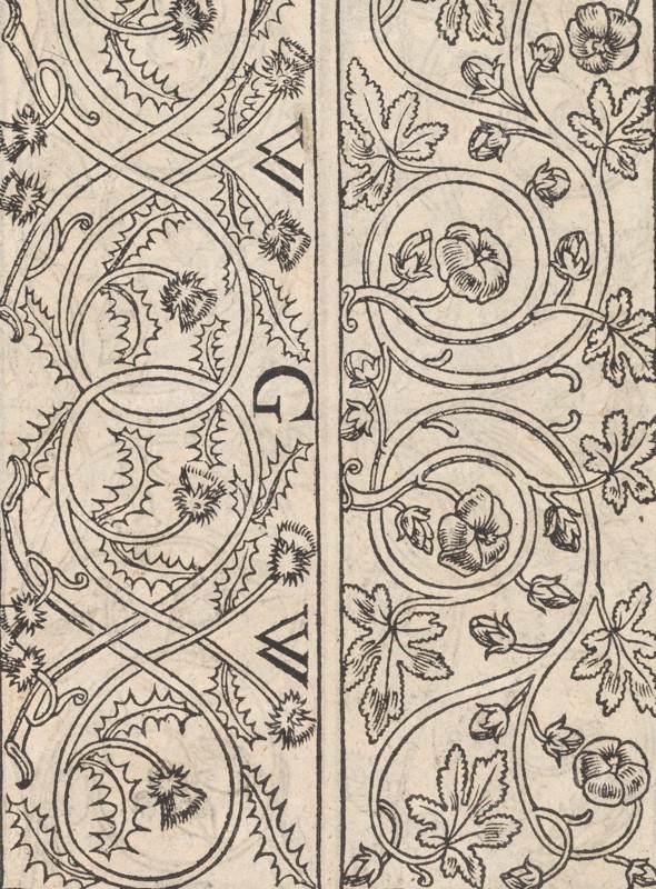 Page from Ein new kunstlich Modelbuch...(Page 17r), 1544., 1544. Creator: Peter Quentel.