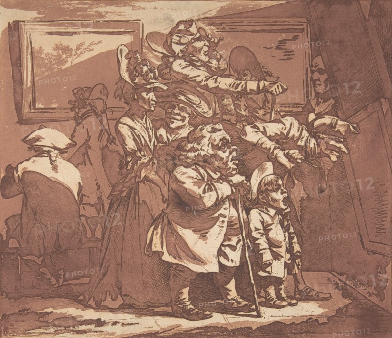 An Exhibition, January 29, 1776., January 29, 1776. Creator: Philip James de Loutherbourg.