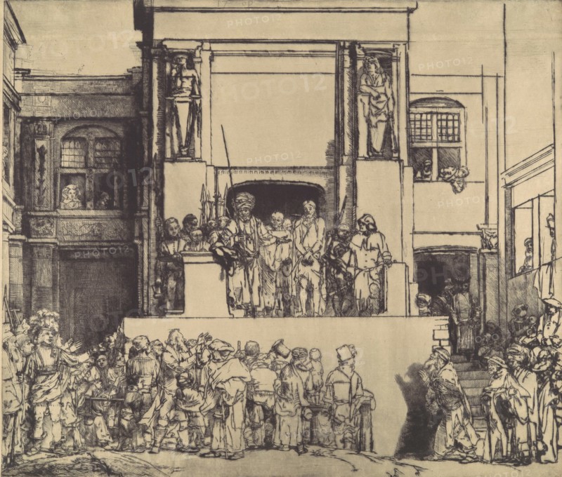 Christ Presented to the People, 1655., 1655. Creator: Rembrandt Harmensz van Rijn.