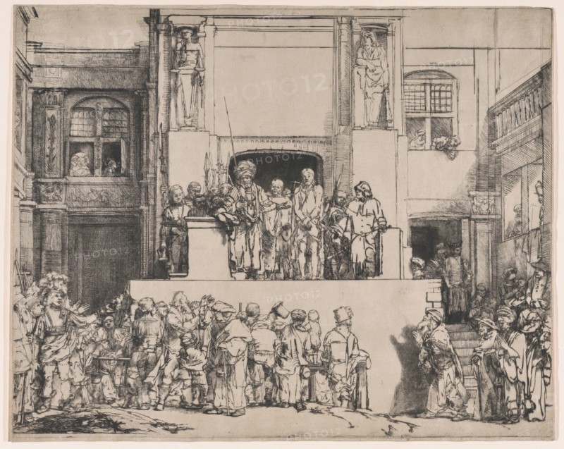 Christ Presented to the People, 1655., 1655. Creator: Rembrandt Harmensz van Rijn.