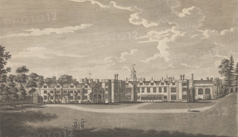 Knole, near Sevenoke, in the County of Kent, formerly a palace belonging to the Archiep..., 1777-90. Creator: Richard Bernard Godfrey.