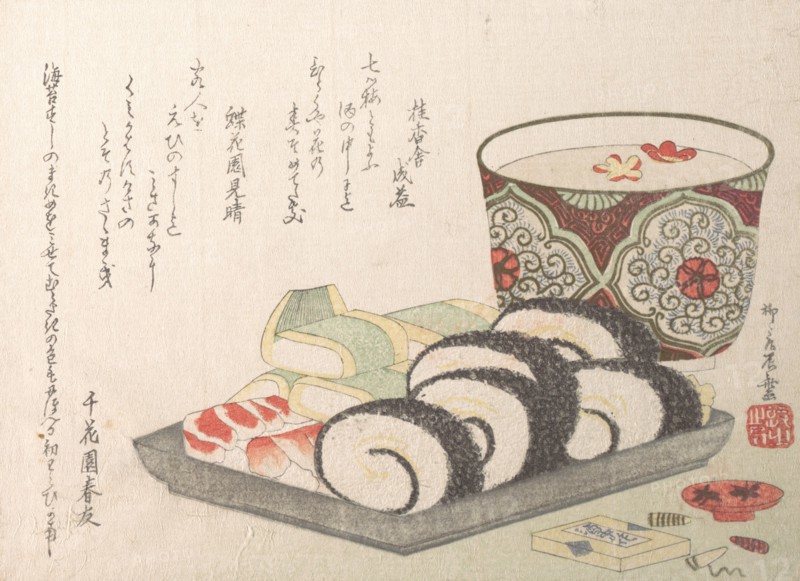 Sushi (Vinegared Fish and Rice) Food. Creator: Shinsai.