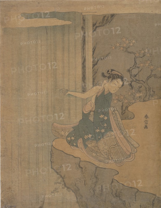 Parody of the Legend of Kyoyu and Sofu, 1764-72., 1764-72. Creator: Suzuki Harunobu.