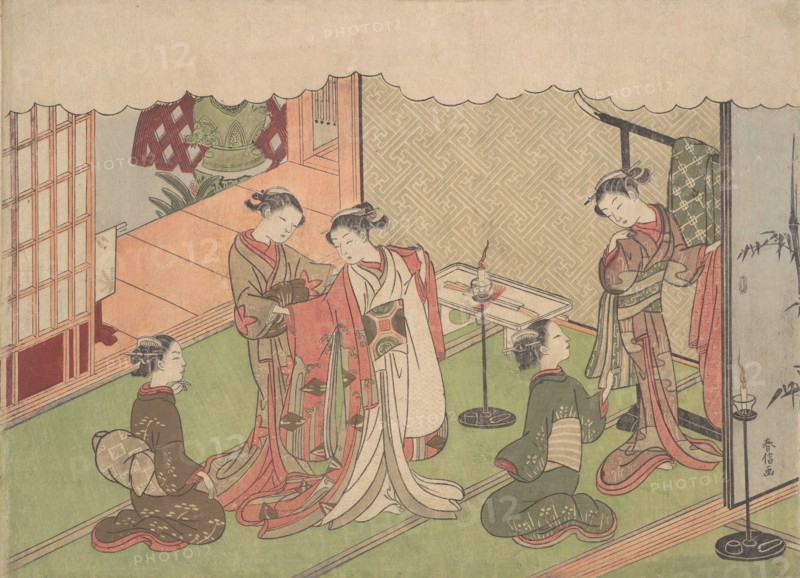 The Marriage Ceremony, probably 1768., probably 1768. Creator: Suzuki Harunobu.