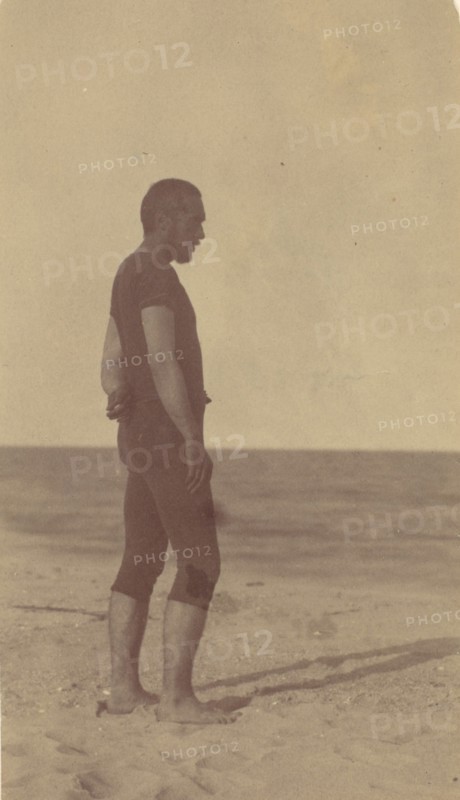 [Thomas Eakins in Swim Suit], 1880s., 1880s. Creator: Thomas Eakins.