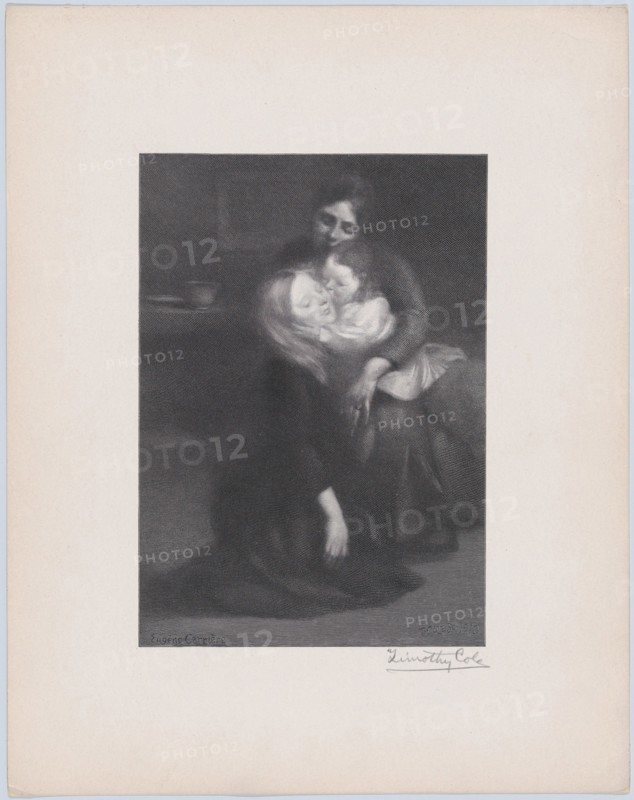 Intimité (The Kiss), 1910., 1910. Creator: Timothy Cole.