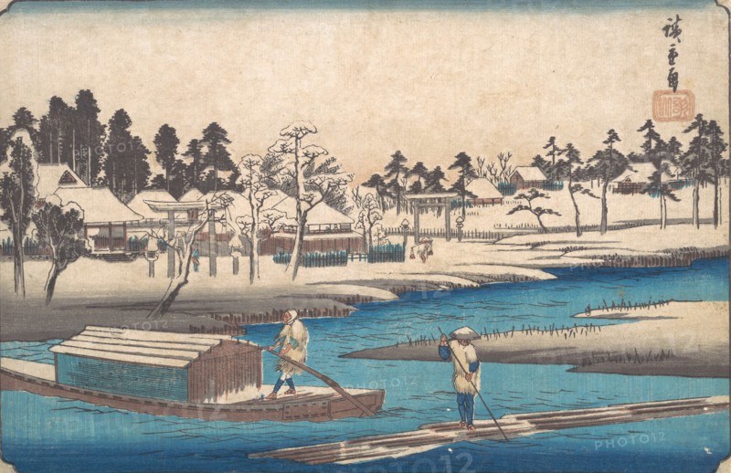 Clearing Weather after Snow at Massaki. Creator: Ando Hiroshige.