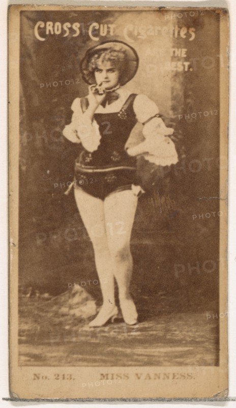 Card Number 243, Miss Vanness, from the Actors and Actresses series (N145-2) issued by Du..., 1880s. Creator: Unknown.