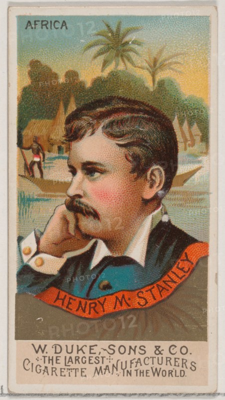 Henry M. Stanley, from the series Great Americans (N76) for Duke brand cigarettes, 1888., 1888. Creator: Unknown.