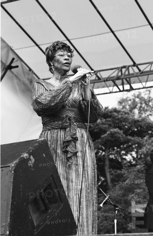 Ella Fitzgerald, Capital Jazz Festival, Knebworth, Herts, July 1981.
