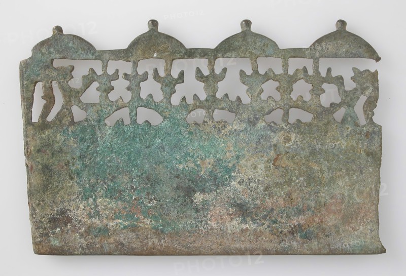 Panel from a Choros (lighting frame), Byzantine, 12th-14th century.