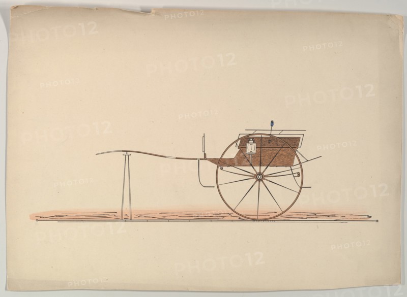 Design for Village Cart, 1850-74.