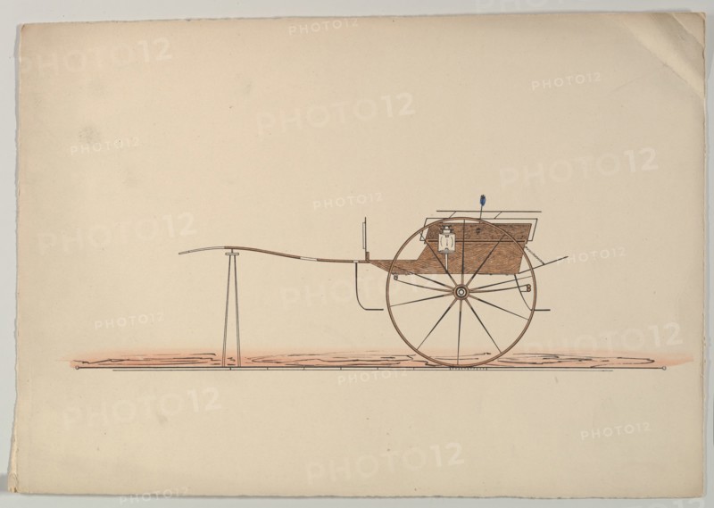 Design for Village Cart, 1850-74.