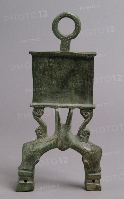 Lamp Handle with Dolphins, Byzantine, 4th-5th century.