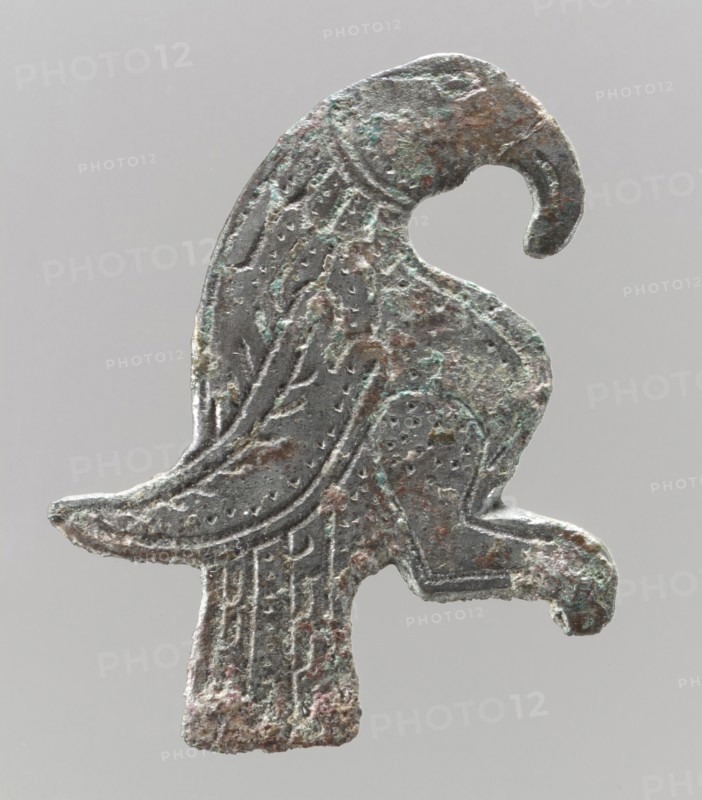 Purse Mount in the Form of a Bird, Frankish, second half 6th century.