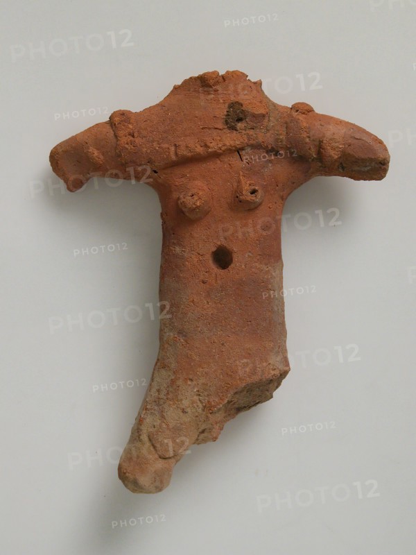 Fragment of a Female Figure, Coptic, 4th-7th century.
