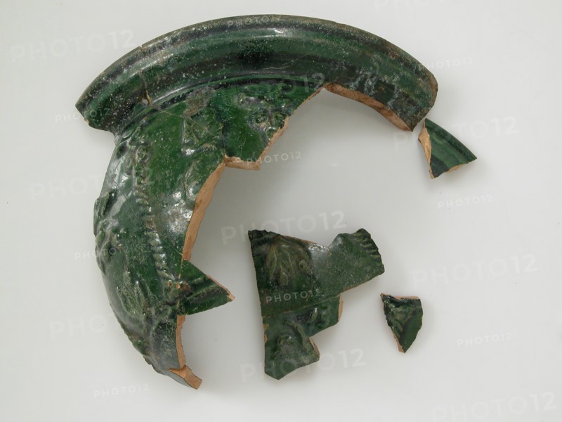 Fragments of a Bowl, Coptic, 4th-7th century.