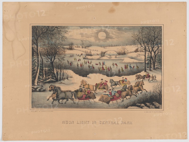 Moon Light in Central Park, ca. 1871-75.