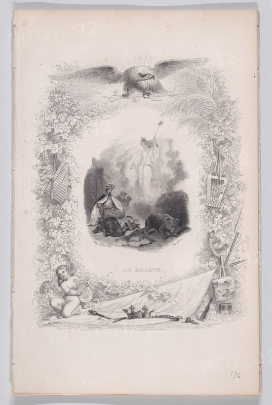 The Diseased, from The Songs of Béranger, 1829.
