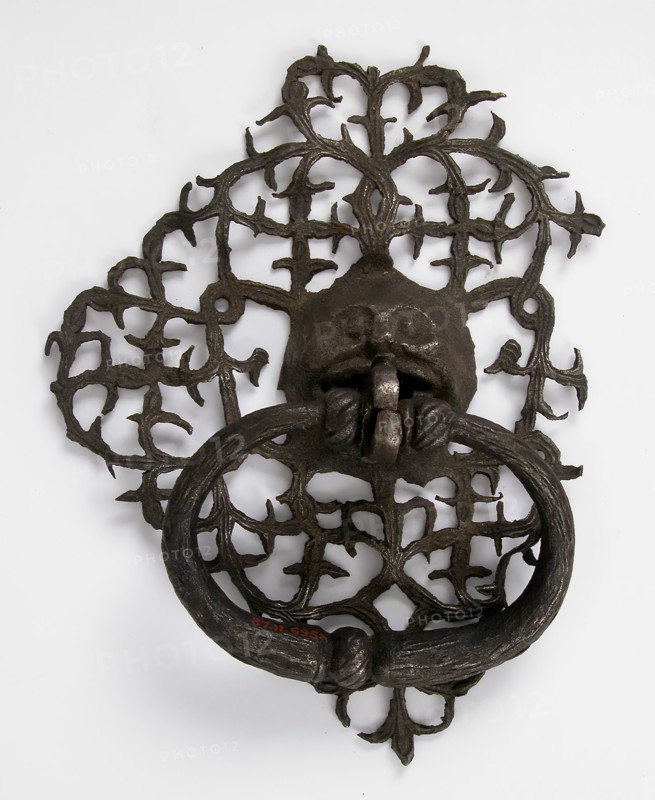 Door handle, German, 15th century.