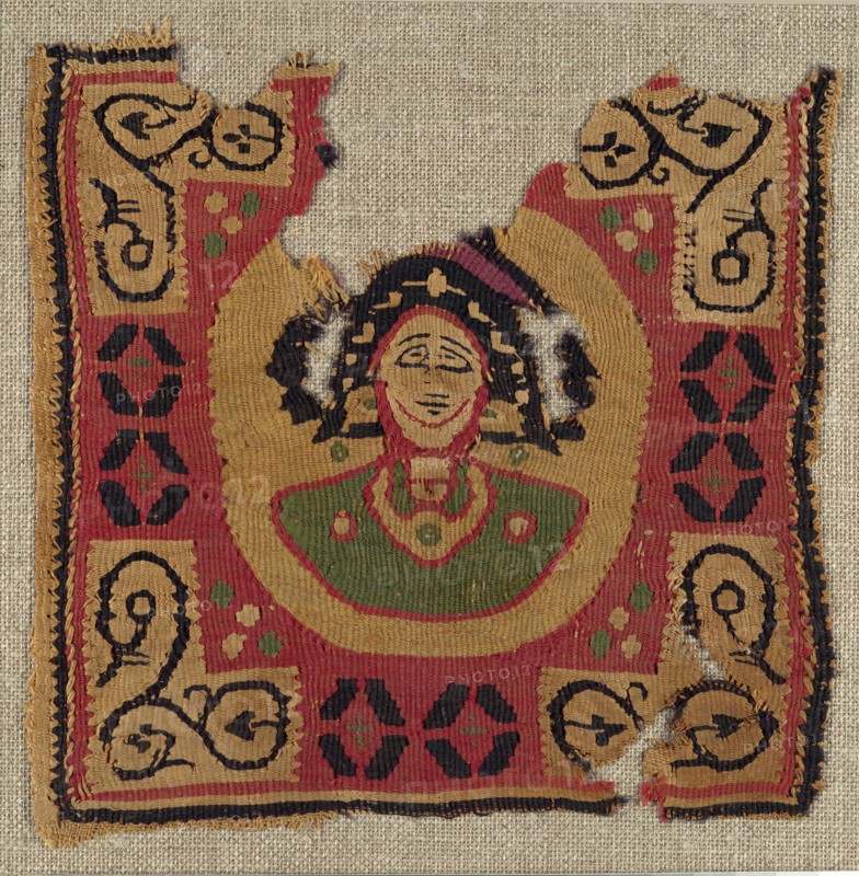 Textile Fragment, Coptic, 6th-7th century.
