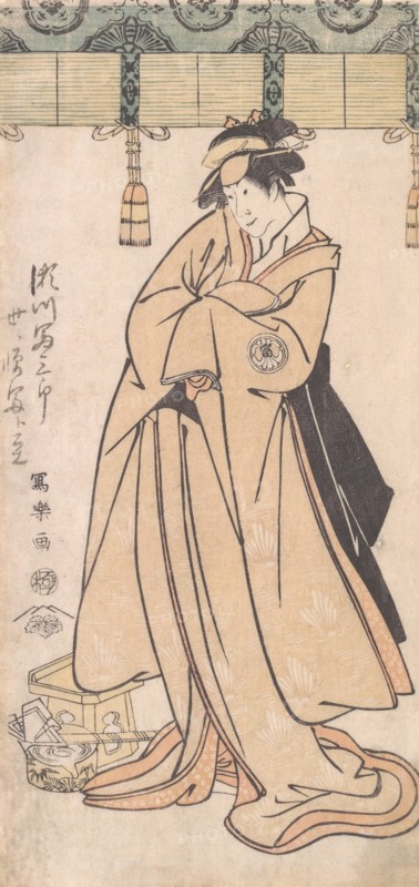The Actor Segawa Tomisaburo II as the Otomos' Maid Wakakusa, Actually Prince Korehito, 1794-75.