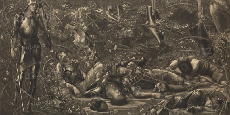 The Legend of the Briar Rose - The Prince Enters the Briar Wood, 1892.
