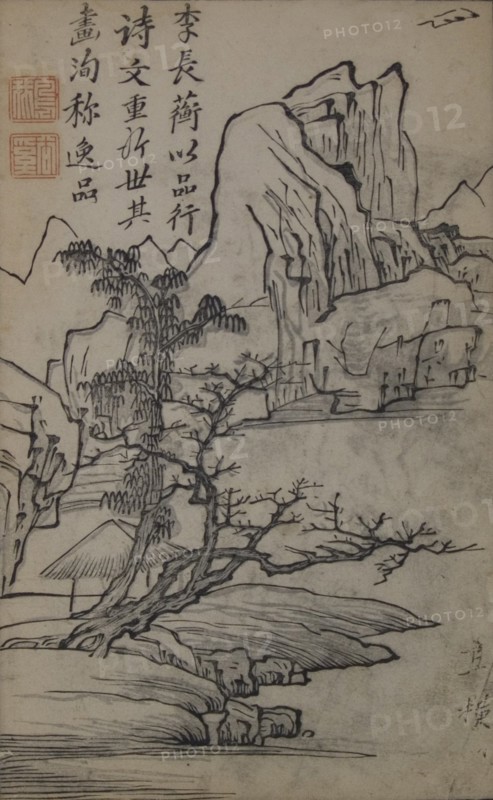 Summer and Paulownia Tree (A Page from the Jie Zi Yuan).