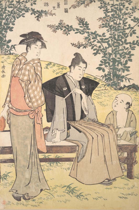 Viewing the Bush Clover at Hagidera, 1785.