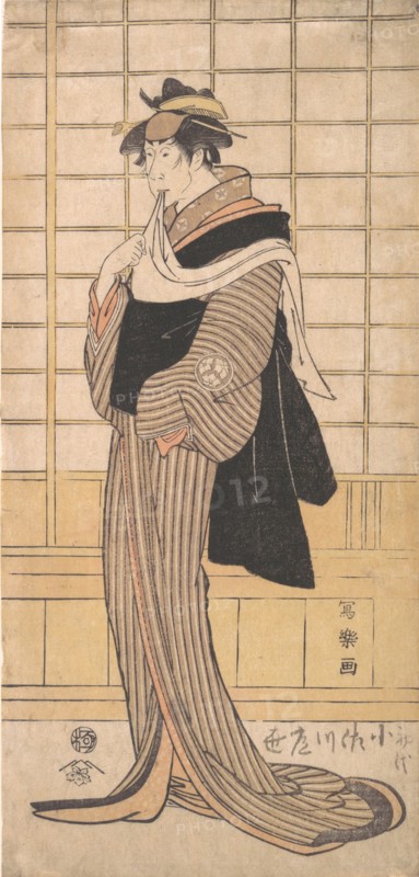 Osagawa Tsuneyo II as the hairdresser O-Roku, 1794-95.