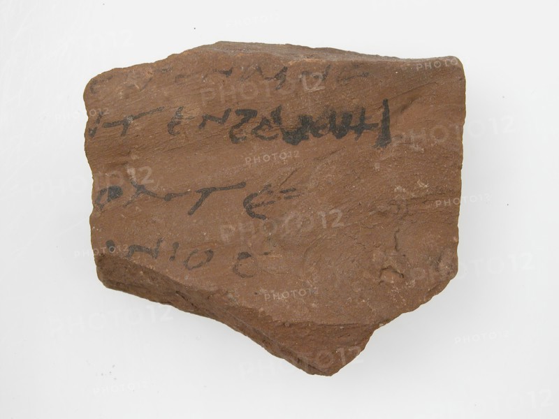 Ostrakon, Coptic, 7th century.