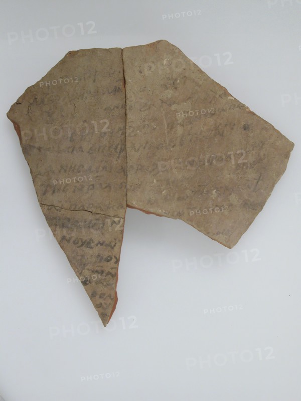 Ostrakon, Coptic, 7th century.