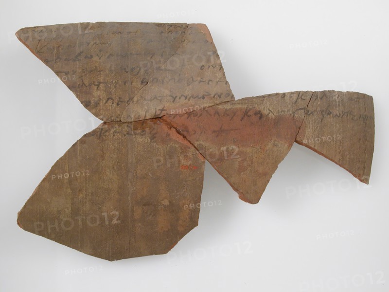 Ostrakon with Troparion (?), Coptic, 580-640.