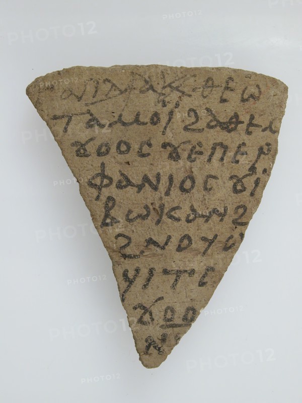 Ostrakon with a Letter, Coptic, 580-640.