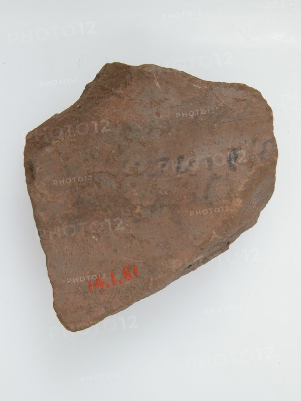 Ostrakon with a Letter to Pesenthius, Coptic, 600.