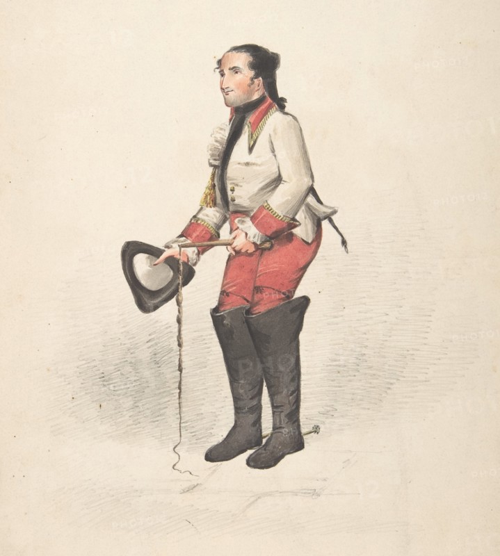 Costume design, 18th-19th century.