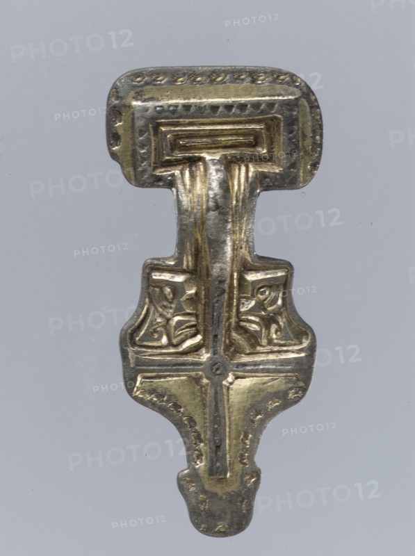 Miniature Square-Headed Brooch, Anglo-Saxon, first half 6th century.