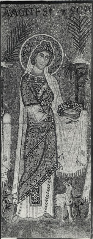 Saint Agnes, Byzantine, early 20th century (original dated 6th century).