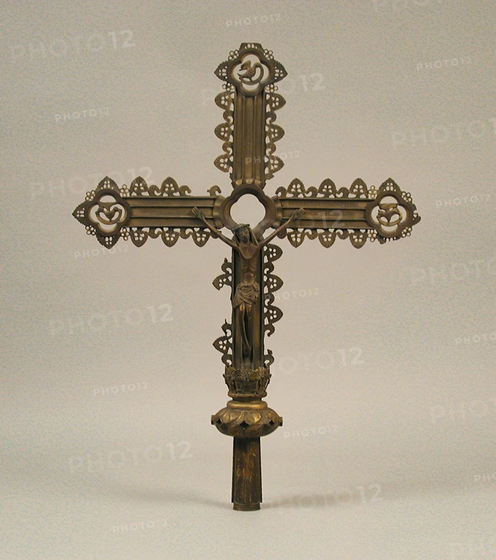 Processional Cross, Irish, early 20th century (original dated 15th century).